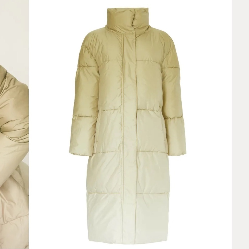Busayo Collective Long Ombre Puffer Coat size S - Picture 5 of 14